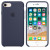 Чехол-накладка (силиконовый) для iPhone 8/7 Silicone Case High Copy Midnight Blue
