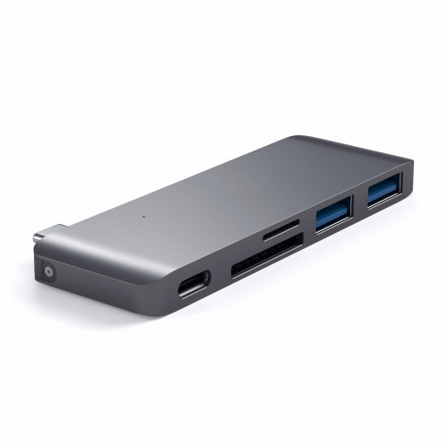 Satechi Type-C USB 3.0 Passthrough Hub Space Gray (ST-TCUPM)