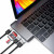 Satechi Type-C USB 3.0 Passthrough Hub Space Gray (ST-TCUPM)