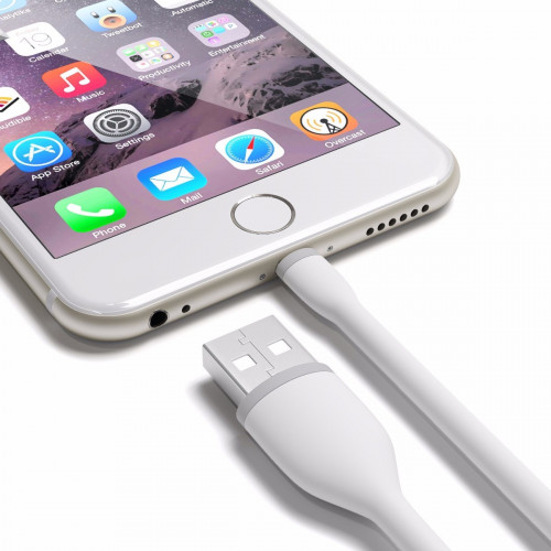 Satechi Flexible Charging Lightning Cable White 0.15m (ST-FCL6W)