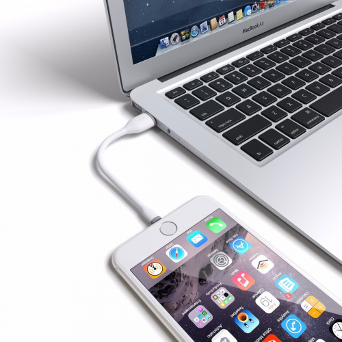 Satechi Flexible Charging Lightning Cable White 0.15m (ST-FCL6W)
