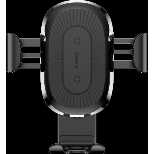 Автомобільний тримач Baseus Wireless Charger Gravity Car Mount Black (WXYL-01)
