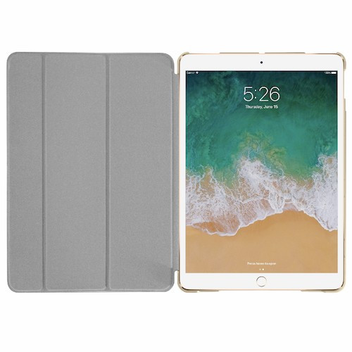 Чехол-книжка (полиуретановый) Apple iPad Pro 10.5" Macally Gold (BSTANDPRO2S-GО)