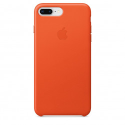 Чохол-накладка (шкіряний) Apple iPhone 8 Plus/7 Plus Leather Case Bright Orange (MRGD2)