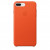 Чехол-накладка (кожаный) Apple iPhone 8 Plus/7 Plus Leather Case Bright Orange (MRGD2)