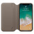 Чехол-книжка (кожаный) Apple iPhone X Leather Folio Taupe (MQT92)