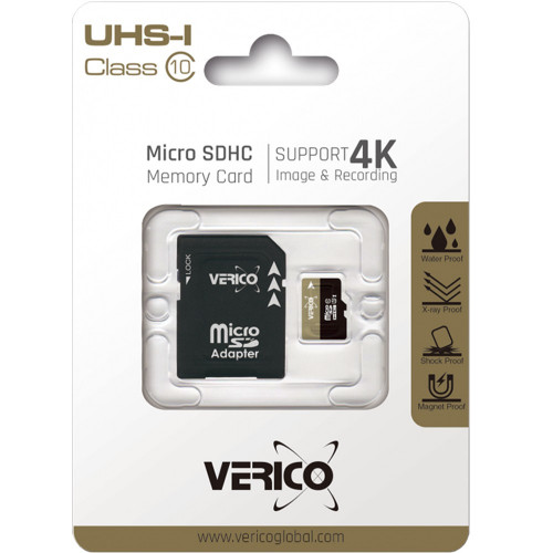 Verico 64 GB microSDXC UHS-I Class 10 + SD adapter 1MCOV-MAX963-NN