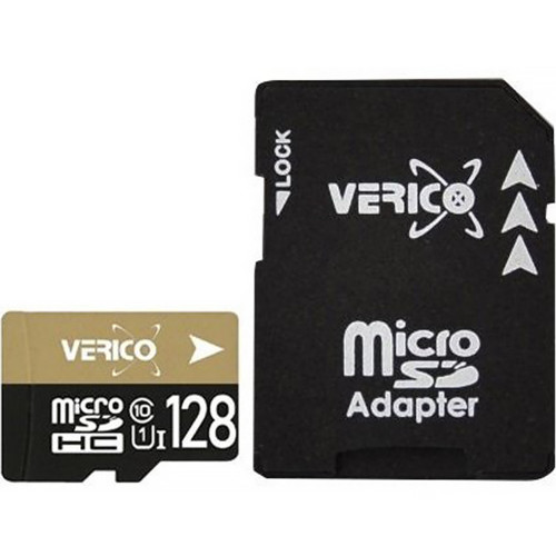 Verico 128GB microSDXC Class 10 UHS-1 + SD adapter 1MCOV-MAX9C3-NN