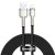 Baseus Cafule Metal Lightning 2.4A 2m Black (CALJK-B01)