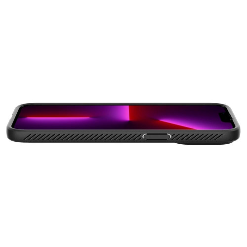 Чехол-накладка (силиконовый) Apple iPhone 13 Pro Spigen Liquid Air Matte Black (ACS03258)