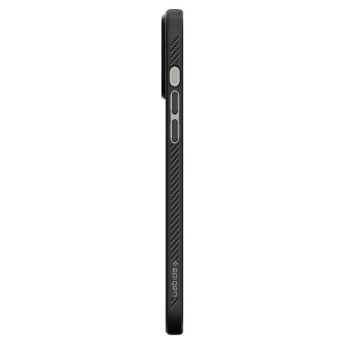 Чохол-накладка (силіконовий) Apple iPhone 13 Pro Max Spigen Liquid Air Matte Black (ACS03201)