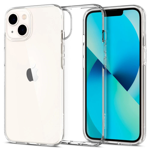 Чехол-накладка (силиконовый) Apple iPhone 13 Spigen Liquid Crystal Clear (ACS03515)