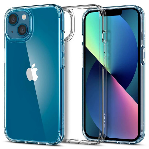 Чехол-накладка (силиконовый) Apple iPhone 13 mini Spigen Ultra Hybrid Crystal Clear (ACS03317)