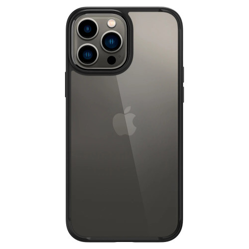 Чехол-накладка (силиконовый) Apple iPhone 13 Pro Max Spigen Ultra Hybrid Matte Black (ACS03205)