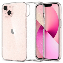 Чохол-накладка (силіконовий) Apple iPhone 13 Spigen Liquid Crystal Glitter Crystal Quartz (ACS03516)