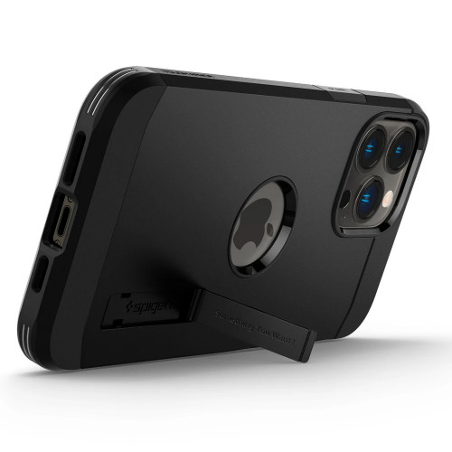 Чехол-накладка (силиконовый) Apple iPhone 13 Pro Max Spigen Tough Armor Black (ACS03222)