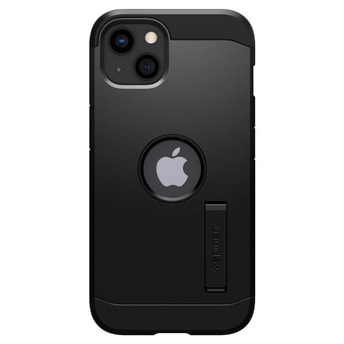 Чехол-накладка (силиконовый) Apple iPhone 13 Spigen Tough Armor Black (ACS03539)