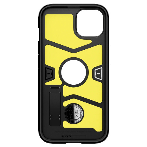 Чехол-накладка (силиконовый) Apple iPhone 13 Spigen Tough Armor Black (ACS03539)