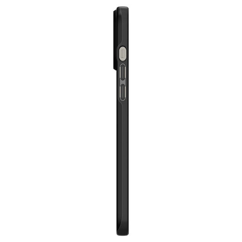 Чохол-накладка (силіконовий) Apple iPhone 13 Pro Max Spigen Thin Fit Black (ACS03674)