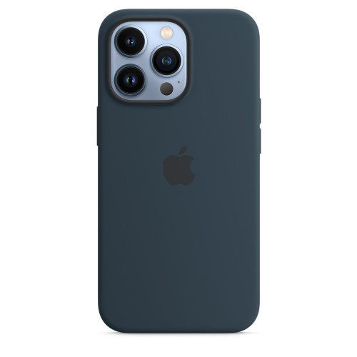 Чохол-накладка (силіконовий) Apple iPhone 13 Pro Silicone Case with MagSafe Abyss Blue (MM2J3)