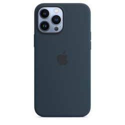 Чохол-накладка (силіконовий) Apple iPhone 13 Pro Max Silicone Case with MagSafe Abyss Blue (MM2T3)