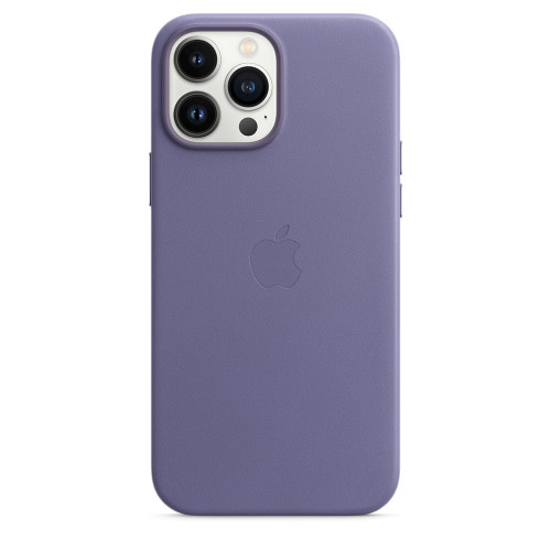 Чохол-накладка (шкіряний) Apple iPhone 13 Pro Max Leather Case with MagSafe Wisteria (MM1P3)