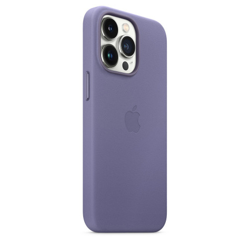 Чохол-накладка (шкіряний) Apple iPhone 13 Pro Max Leather Case with MagSafe Wisteria (MM1P3)