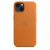 Чохол-накладка (шкіряний) Apple iPhone 13 Leather Case with MagSafe Golden Brown (MM103)