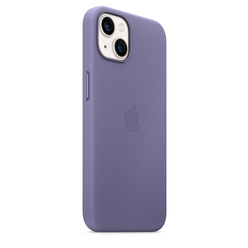Чохол-накладка (шкіряний) Apple iPhone 13 Leather Case with MagSafe Wisteria (MM163)