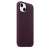 Чохол-накладка (шкіряний) Apple iPhone 13 Leather Case with MagSafe Dark Cherry (MM143)