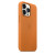 Чохол-накладка (шкіряний) Apple iPhone 13 Pro Leather Case with MagSafe Golden Brown (MM193)