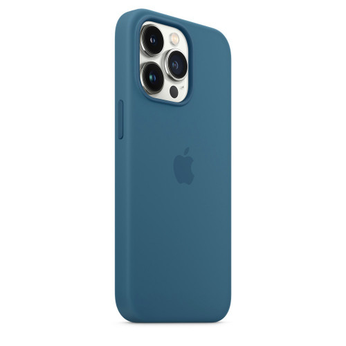Чохол-накладка (силіконовий) Apple iPhone 13 Pro Silicone Case with MagSafe Blue Jay (MM2G3)