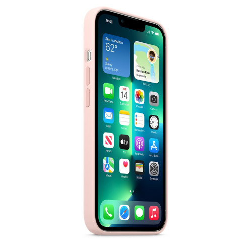 Чехол-накладка (силиконовый) Apple iPhone 13 Pro Silicone Case with MagSafe Chalk Pink (MM2H3)
