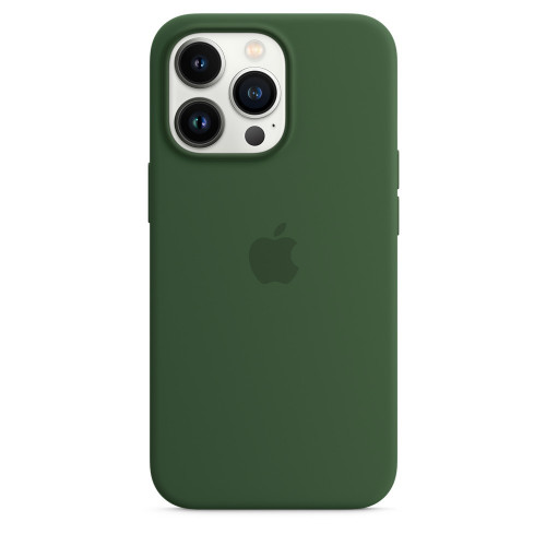 Чохол-накладка (силіконовий) Apple iPhone 13 Pro Silicone Case with MagSafe Clover (MM2F3)