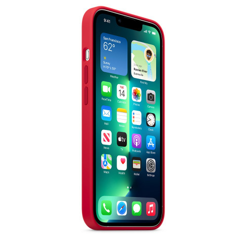 Чохол-накладка (силіконовий) Apple iPhone 13 Pro Silicone Case with MagSafe PRODUCT RED (MM2L3)