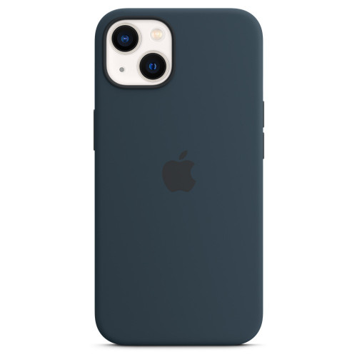 Чохол-накладка (силіконовий) Apple iPhone 13 Silicone Case with MagSafe Abyss Blue (MM293)