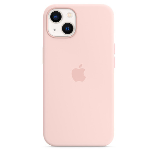 Чохол-накладка (силіконовий) Apple iPhone 13 Silicone Case with MagSafe Chalk Pink (MM283)