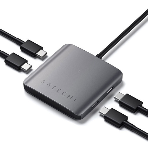 Satechi Aluminum Type-C 4-Port Hub Space Gray (ST-UC4PHM)