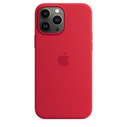 Чохол-накладка (силіконовий) для iPhone 13 Pro Max Silicone Case High Copy RED