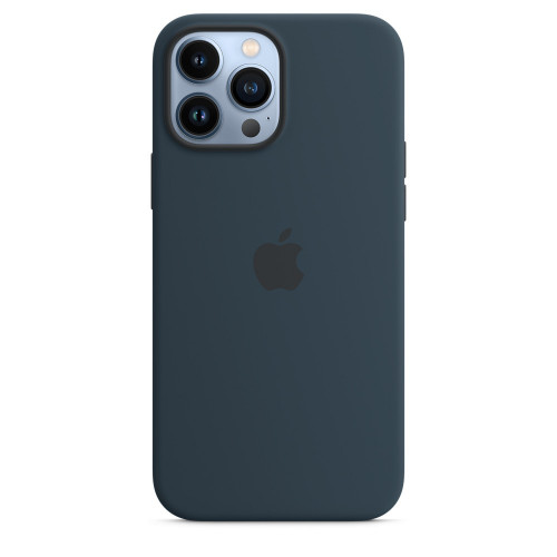 Чехол-накладка (силиконовый) для iPhone 13 Pro Max Silicone Case High Copy Abyss Blue