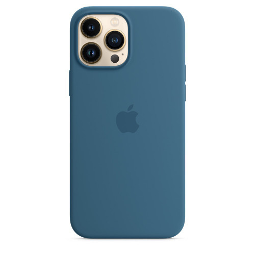 Чехол-накладка (силиконовый) для iPhone 13 Pro Max Silicone Case High Copy Blue Jay