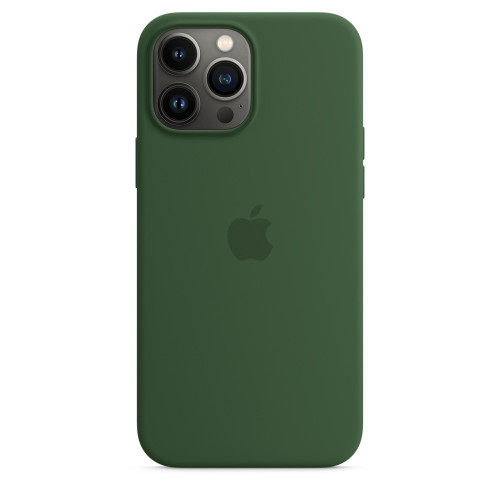Чехол-накладка (силиконовый) для iPhone 13 Pro Max Silicone Case High Copy Clover