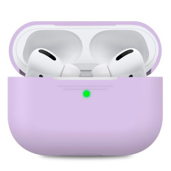 Чохол-накладка (силіконовий) Apple AirPods 3 AhaStyle Lavender (X002UGZ6ZH)