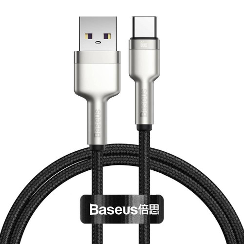 Baseus Cafule Metal Data Type-C 66W 1m Black (CAKF000101)