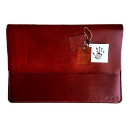 Чохол-папка (шкіряний) Apple MacBook Pro 13"/MacBook Air 13" Savchuk Leather Case Brown