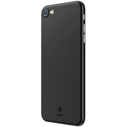 Чехол-накладка (пластиковый) Apple iPhone 7 Baseus Wing Case Ultra Slim Black (WIAPIPH7-E1A)