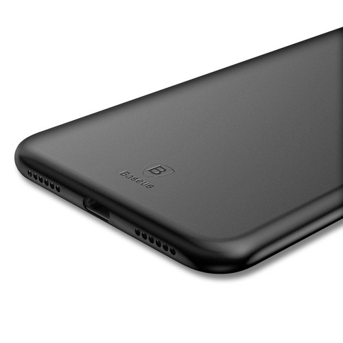 Чехол-накладка (пластиковый) Apple iPhone 7 Baseus Wing Case Ultra Slim Black (WIAPIPH7-E1A)