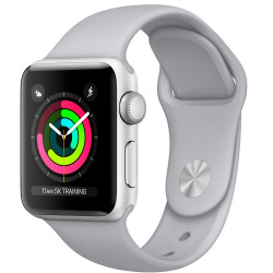 Apple Watch Series 3 GPS 42mm Silver Aluminum with Fog Sport Band (MQL02)