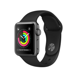 Apple Watch Series 3 GPS 42mm Space Gray Aluminum with Gray Sport Band (MR362)