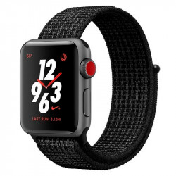 Apple Watch Series 3 GPS + Cellular 42mm Space Gray Aluminum with Dark Olive Sport Loop (MQK62)